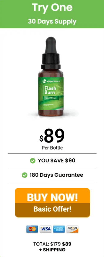 FlashBurn 1 bottle price